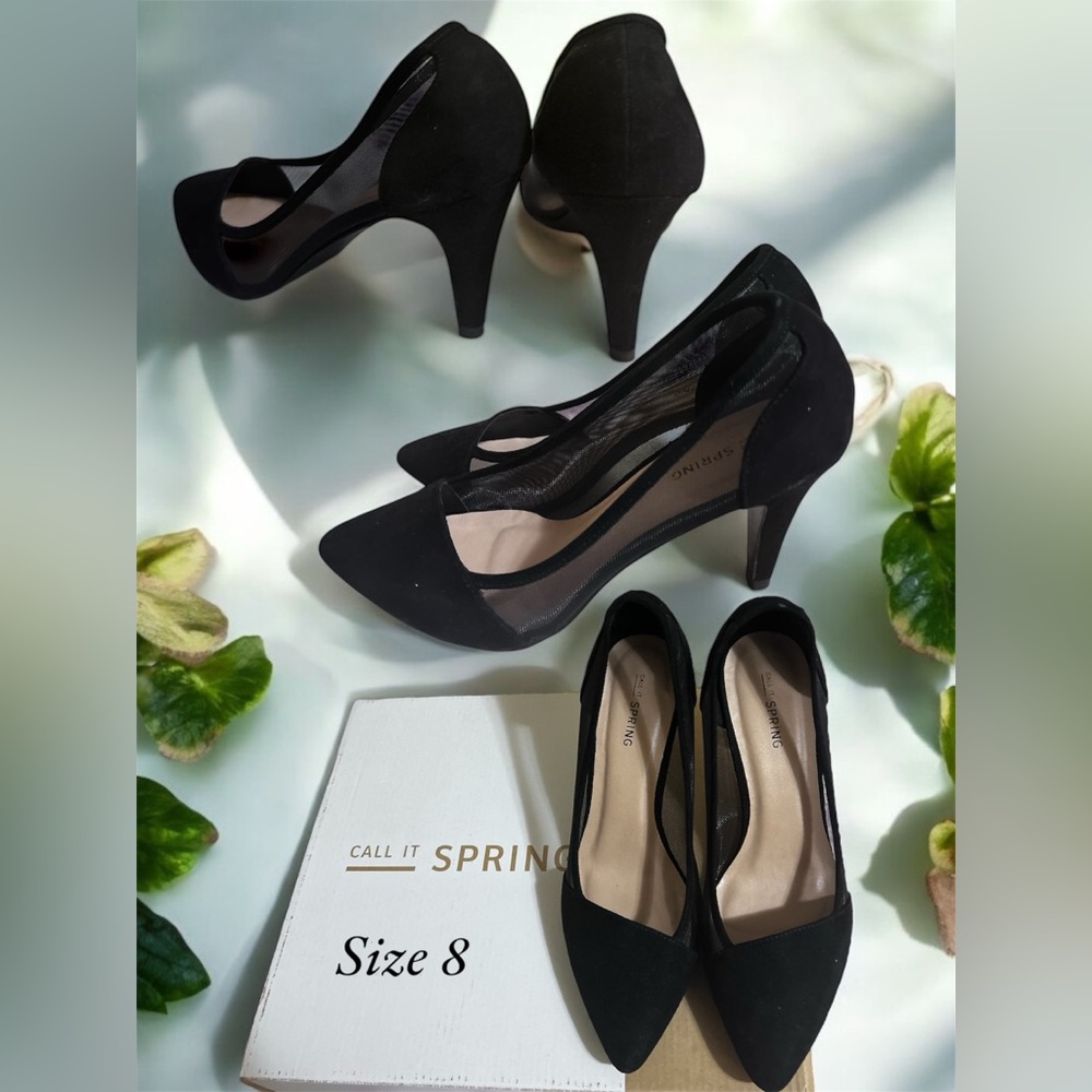 Call It Spring Black Women's Heels